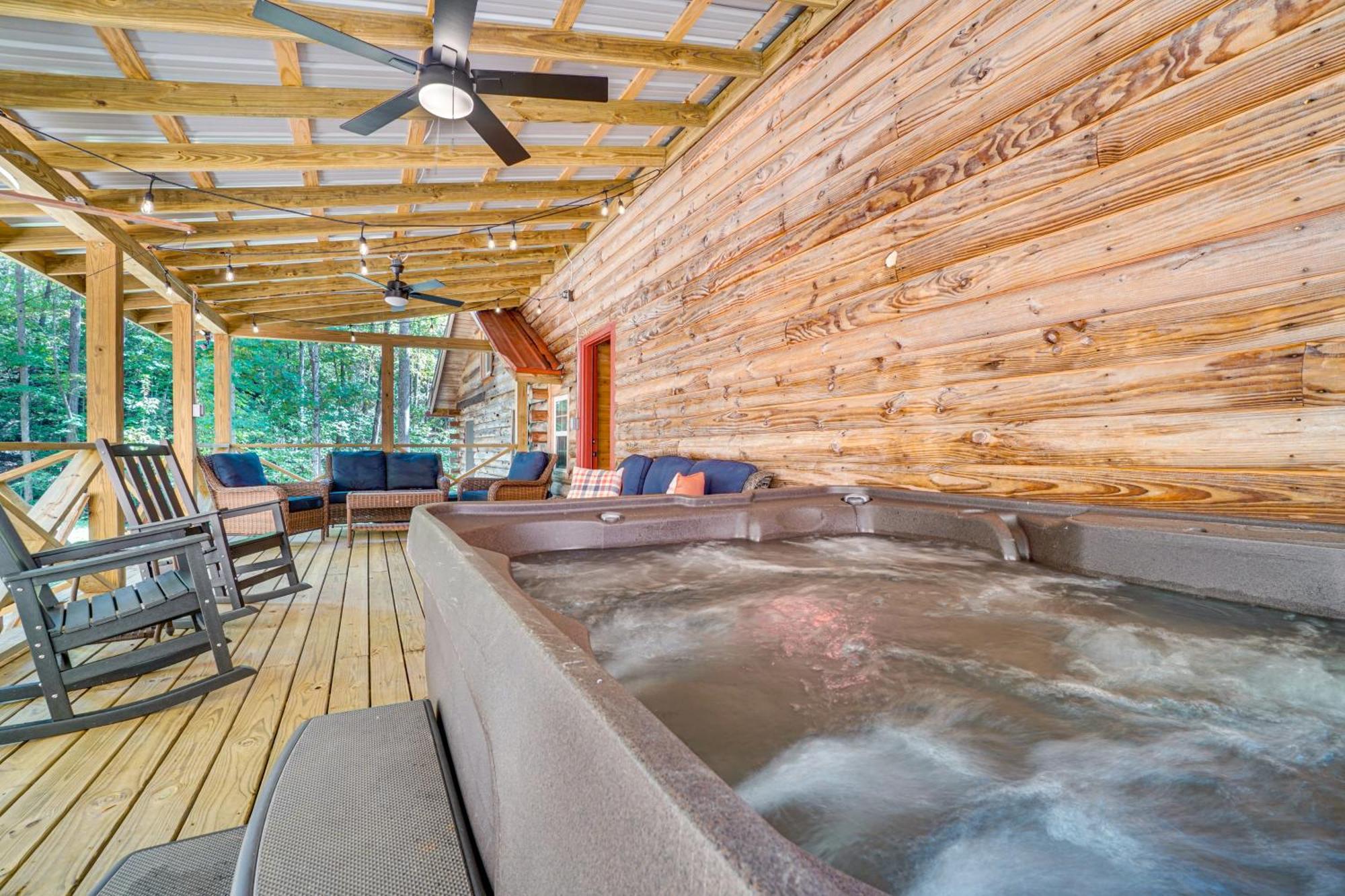 Вилла North Georgia Mtn Escape With Hot Tub And Games! Sautee Nacoochee Экстерьер фото